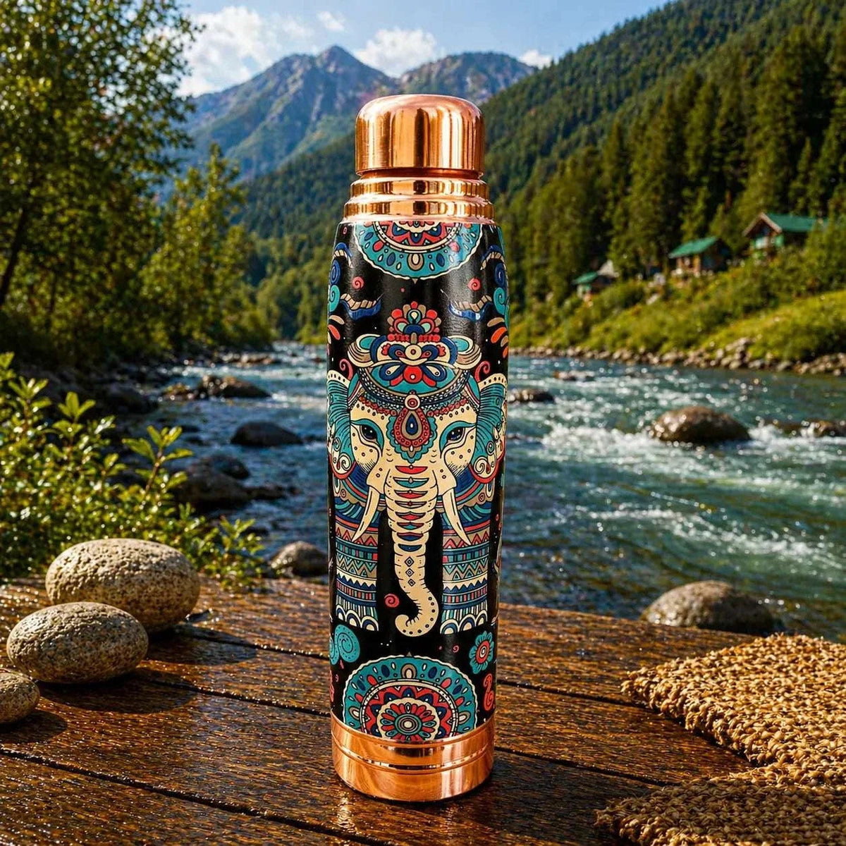 Copper Water Bottle (11.5 Inch)