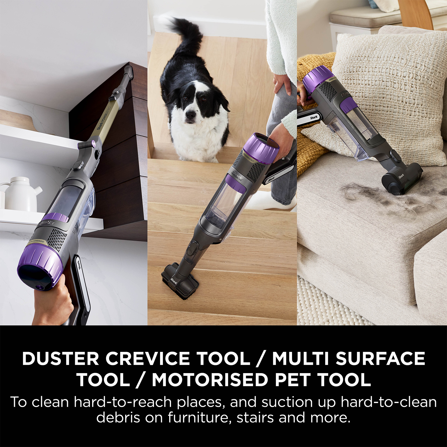 Shark PowerDetect Clean & Empty Cordless Stick Vacuum (IP3251INT) | Auto-Charging and Auto Empty Dock