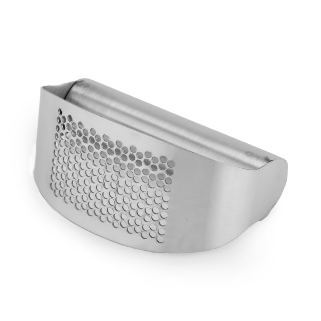 Wonderchef Ambrosia Stainless-steel Garlic Press for Kitchen, No Peeling Needed, Ergonomic Handle, Garlic Chopper and Cr