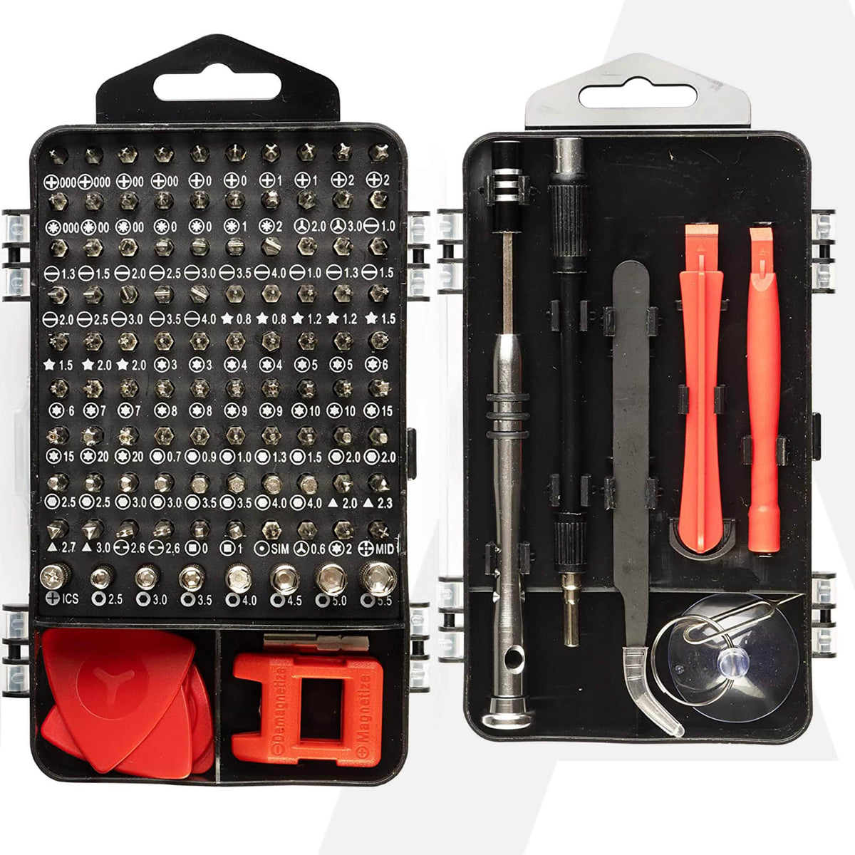 AGARO 112pcs Precision Screwdriver Set, for Smartphone, Mobile, Laptop, Tablet, Game Console and Household Repair