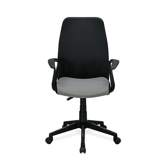 Nilkamal Solitaire Mid Back Chair (Grey/Black)
