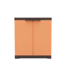 Nilkamal Freedom Mini Shoe Cabinet 09 (Rust and Weathered Brown)