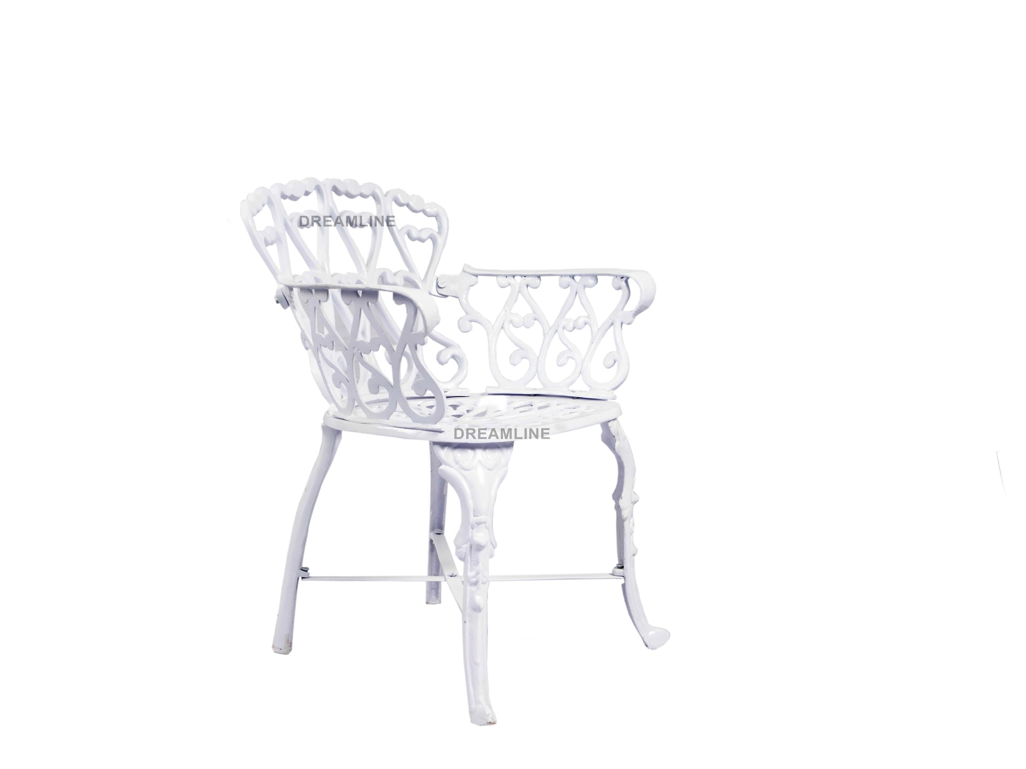 Rino Cast Aluminium Garden Patio Seating 2 Chair and 1 Table Set