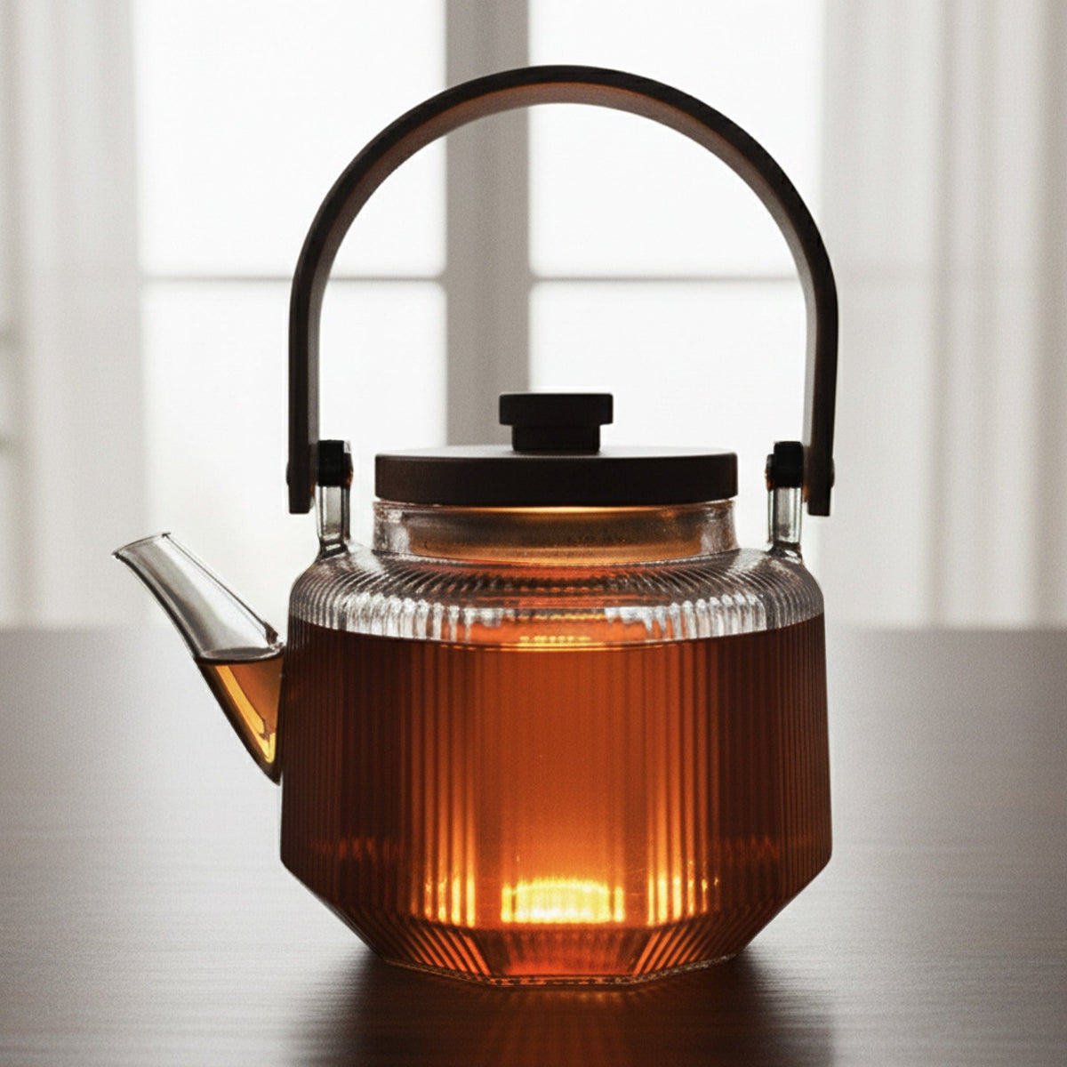 AGARO Elite 600ml Borosilicate Glass Kettle | Heat Resistant, Stovetop & Microwave Safe, Durable Clear Glass for Tea, Co