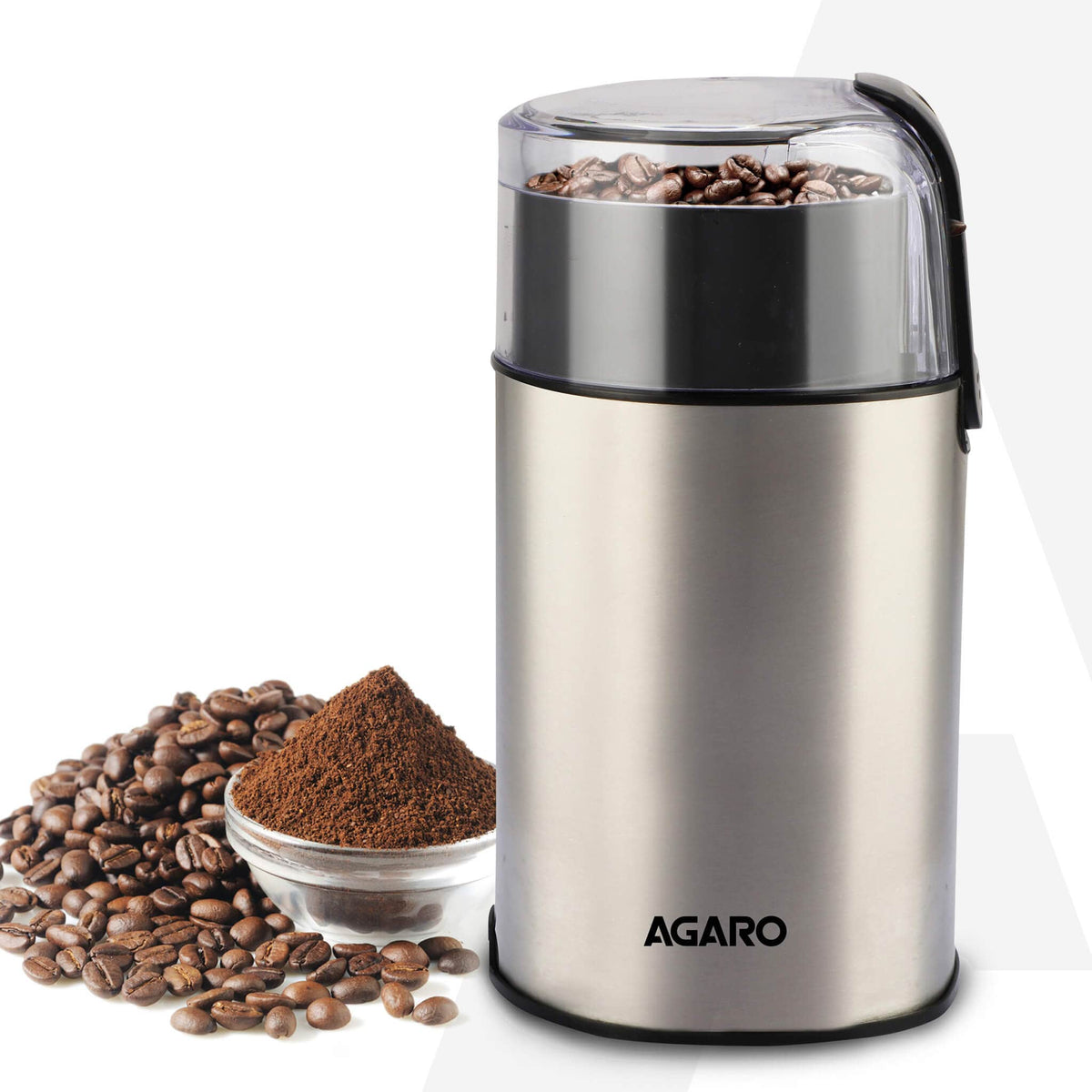 AGARO Grand Coffee Grinder - Silver