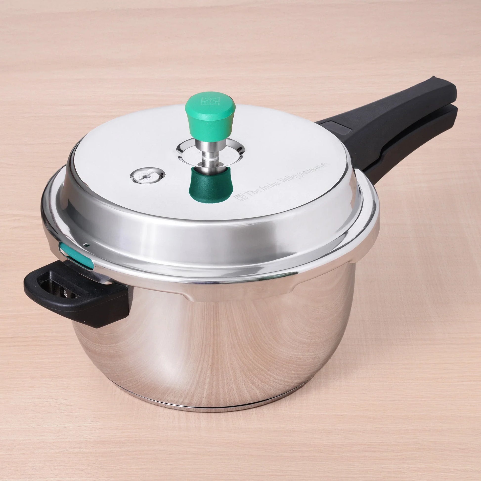 QuicKooker Tri-Steel Stainless Steel Pressure Cooker, Premium Quality, 3 Layer Heavy Bottom, 100% Safe, ISI Certified, 3 Yr Warranty, Induction & Gas, 3/5 L