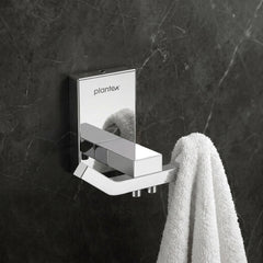 Plantex 304 Grade Stainless Steel Robe Hook/Towel Hanger/Cloth Hanger for Bathroom/Bathroom Accessories - Crystal (1405-Chrome)-1