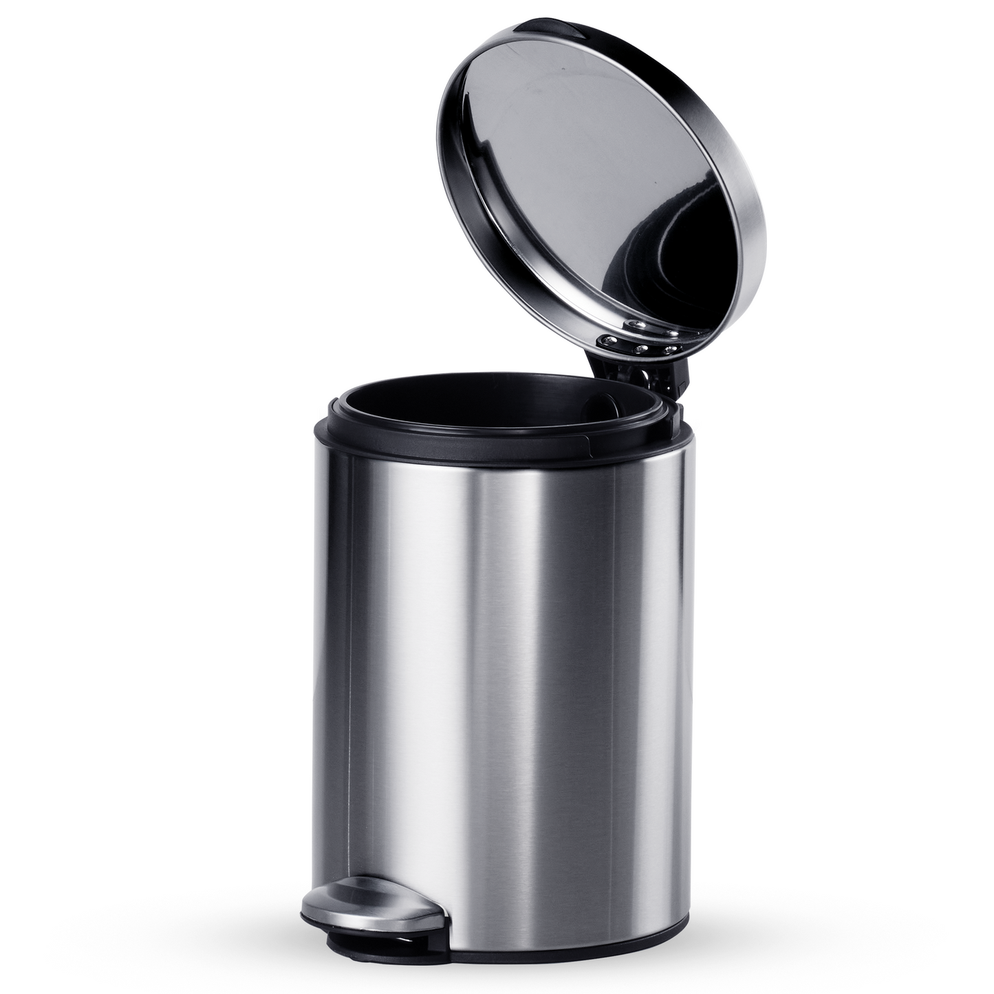 Trash Bin 5 Litre Stainless Steel Pedal Round