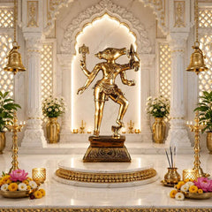 Brass Standing Varahi Devi Idol (24 Inch)