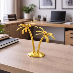 Brass Coconut Tree Decorative Showpiece