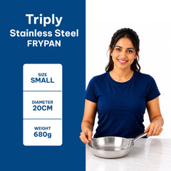 TriPly Stainless Steel Frypan