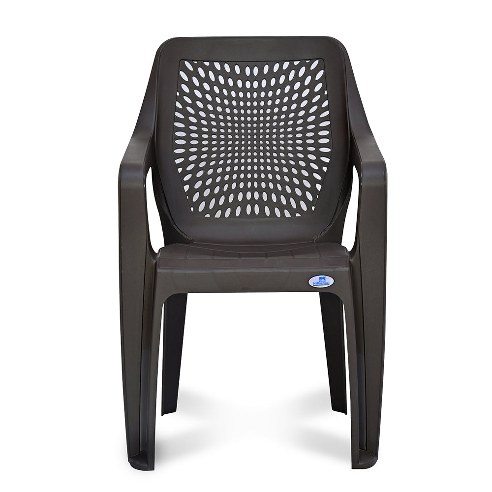 Nilkamal Trendy Plastic Chair with Arm Rest