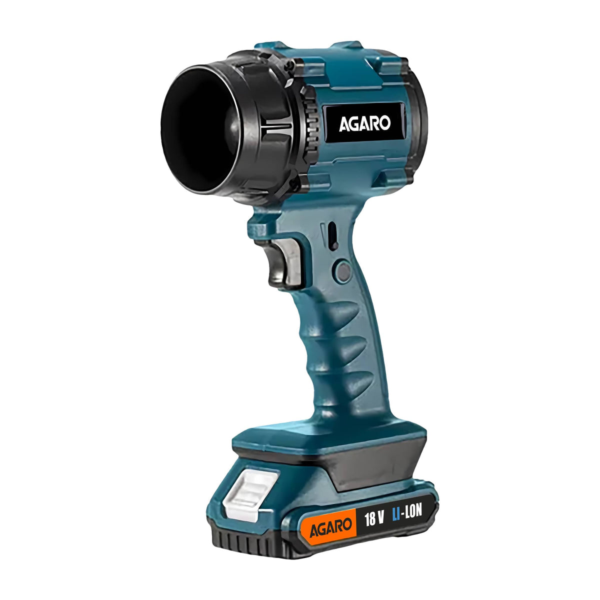 AGARO Regal Cordless Leaf Blower, Rechargeable, Handheld Air Blower, Powerful 500W Motor, Up to 33000 RPM, Air Flow 45 Meter/sec, 18V Electric Dust Cleaner for Car, Home, Garage & Outdoor Clean