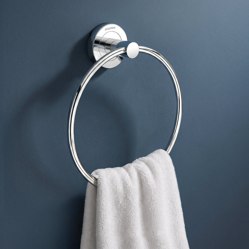 Plantex Real Hand Towel Holder for washbasin and Napkin Hanger for Kitchen (Pack of 2), Stainless Steel-2