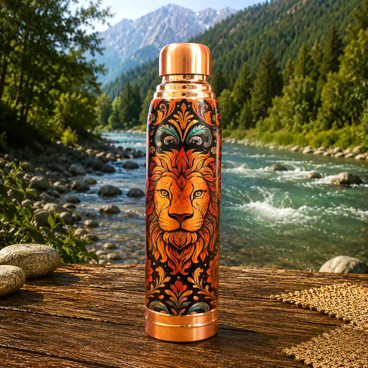 Copper Water Bottle (11.5 Inch)