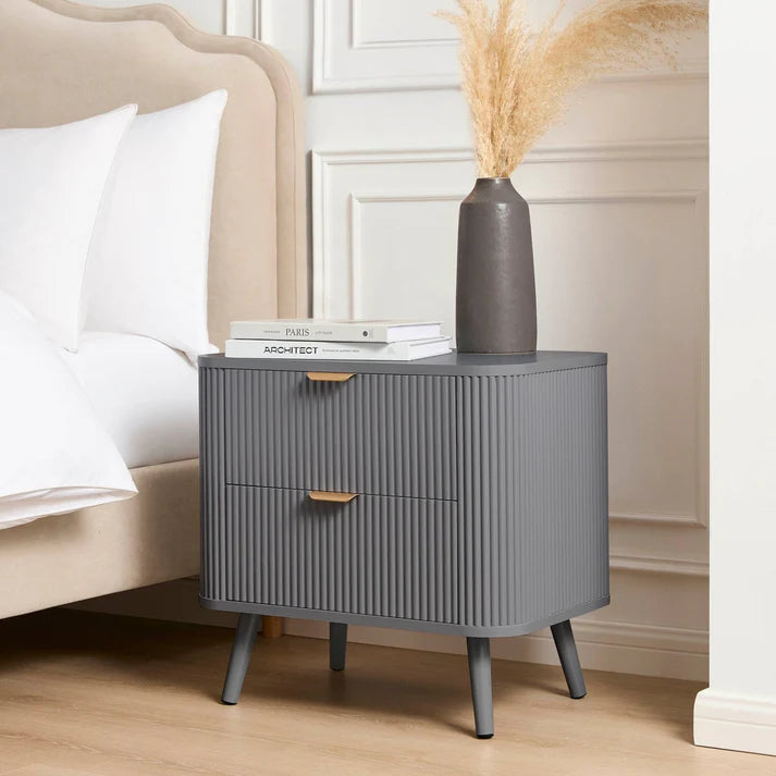 Selin 2 Drawer Bedside Table