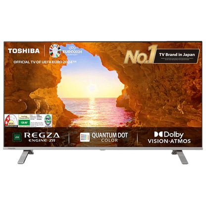 TOSHIBA C450 109.22 cm (43 inch) QLED 4K Ultra HD VIDDA TV with Regza Engine ZR