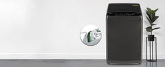 LG Smart Choice, 9 Kg, 5 Star, Smart Inverter Technology, Turbodrum, Fully Automatic Top Load Washing Machine (T90AJMB1Z, Jetspray+, Turbowash, Auto Tub Clean after every wash cycle, Middle Black)