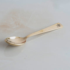 Pure Brass Hammered Design Spoon