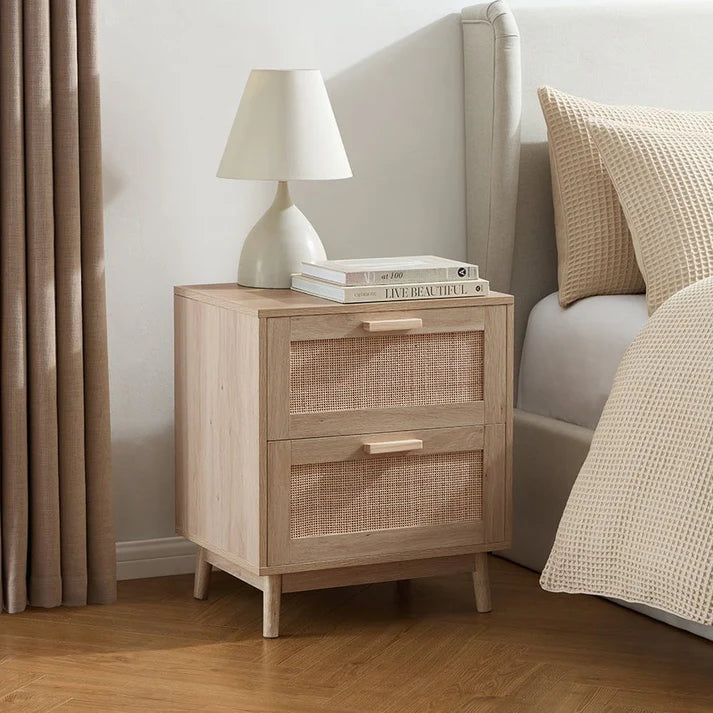 Canora 2 Drawer Bedside Table
