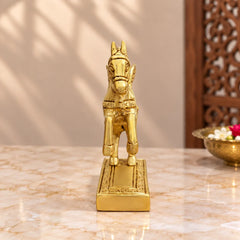 Brass Flying Horse Statue (4.3 Inch)
