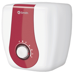 AO Smith Xpress 6 Litres 5 Star Vertical Storage Water Geyser with Glass Coated Incoloy Heating Element (White)