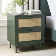 Canora 2 Drawer Bedside Table