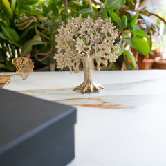 Brass Finish Kalpvriksh Tree – Vastu & Fengshui Decor