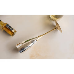Silver Plated Champagne Flutes Set of 2 with Gift Box
