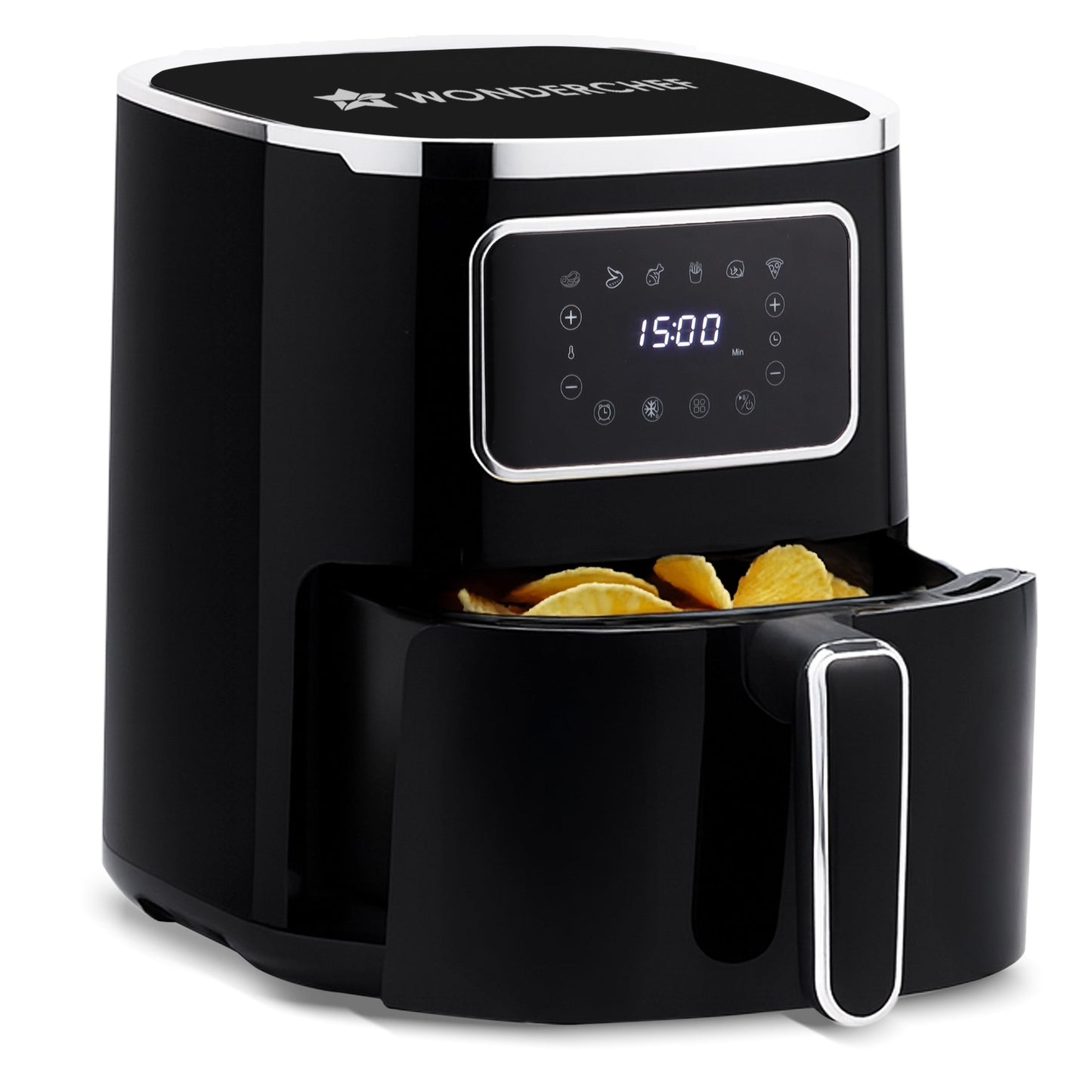 Platinum Digital Air Fryer | 5L | Rapid Air Technology | 7 Pre-Set Menu Options | Temperature and Time Control | Digital Interface | Chrome Finish | 1 Year Warranty