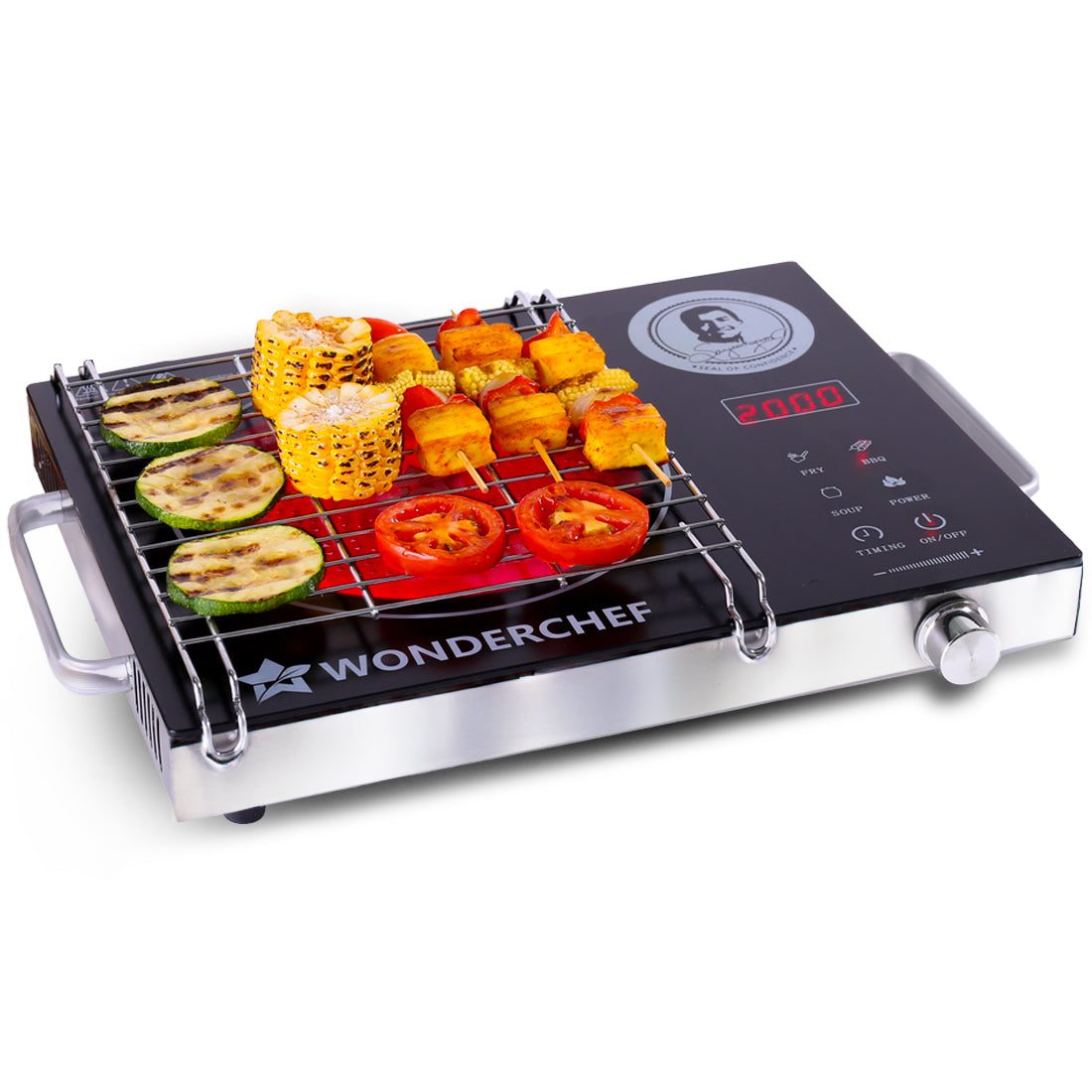 Wonderchef Easy Cook Infrared Cooktop | 2200W | LED Digital Panel | Smart Touch Buttons | 2 Year Warranty