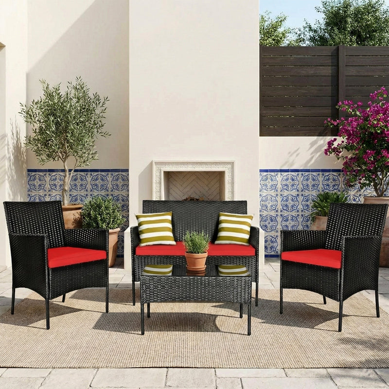 Aaru Outdoor Sofa Set 2 Seater , 2 Single seater and 1 Center Table Set