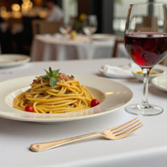 Brass Fork With Bedding Design, Length - 20.32 cm
