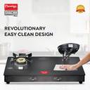 Prestige Svachh Neo GTSN 02 with Liftable Burners Glass Manual Gas Stove (2 Burners)