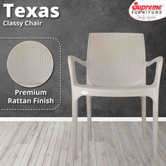 Supreme Texas Plastic With-Arm Chair
