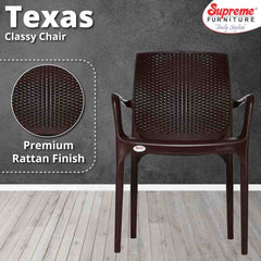 Supreme Texas Plastic With-Arm Chair