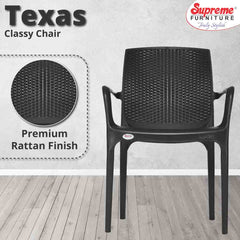 Supreme Texas Plastic With-Arm Chair
