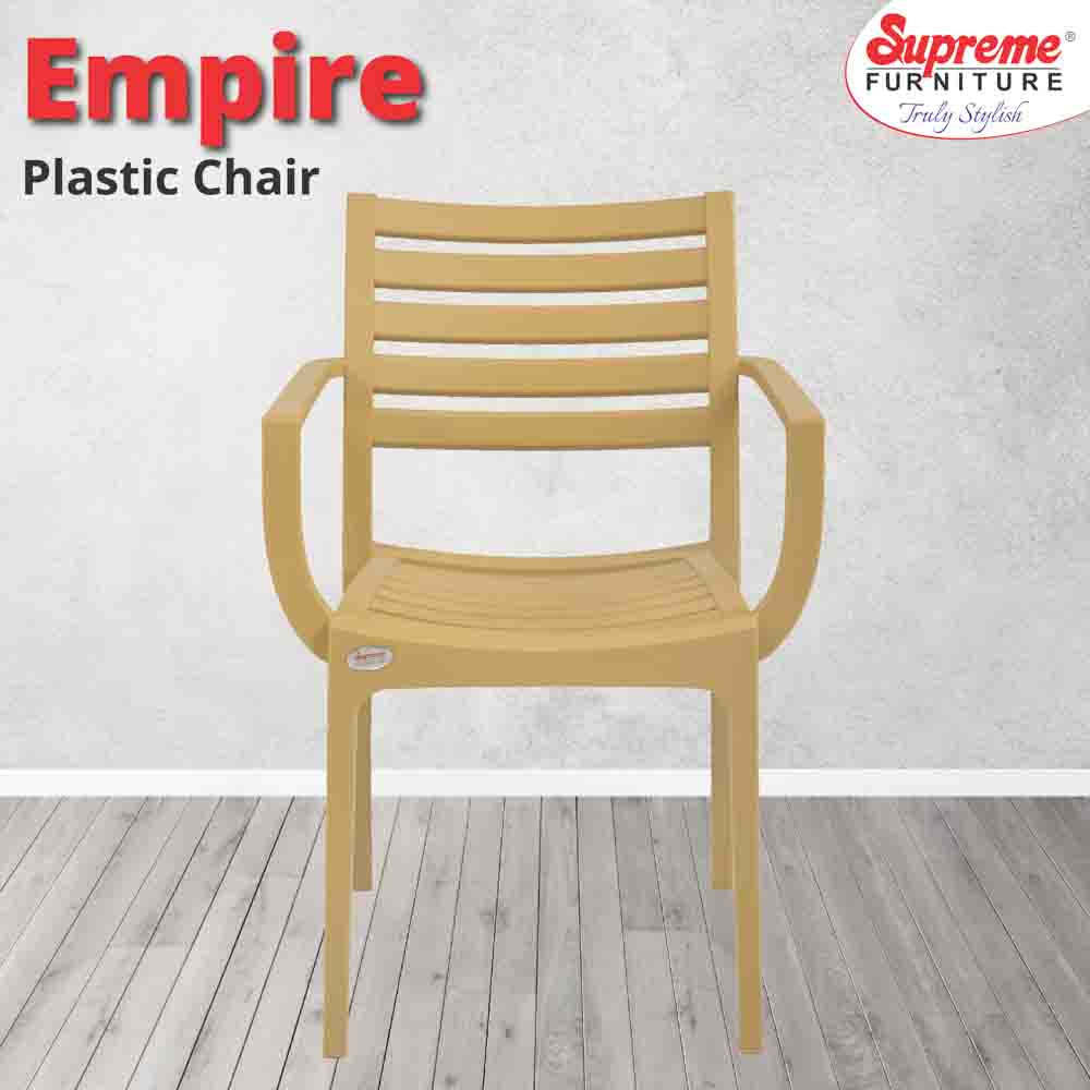Supreme Empire Plastic With-Arm Chair