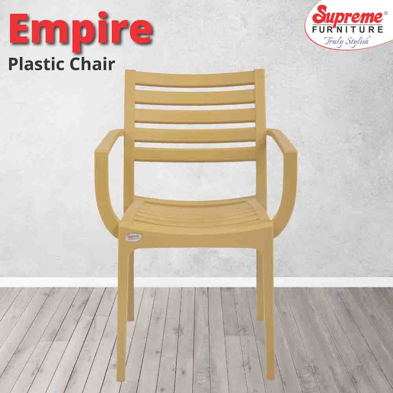 Supreme Empire Plastic With-Arm Chair