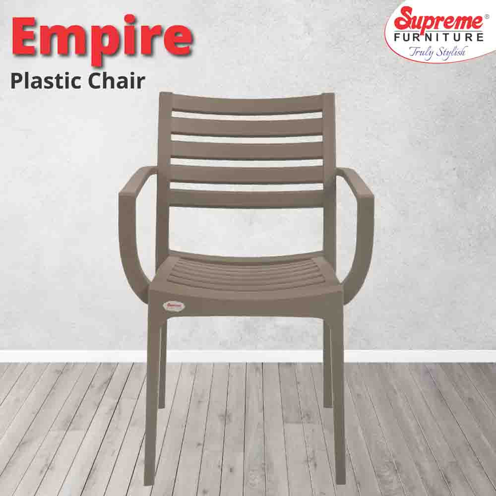 Supreme Empire Plastic With-Arm Chair