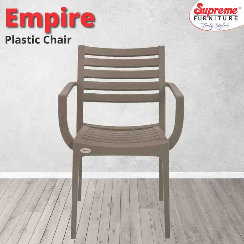 Supreme Empire Plastic With-Arm Chair