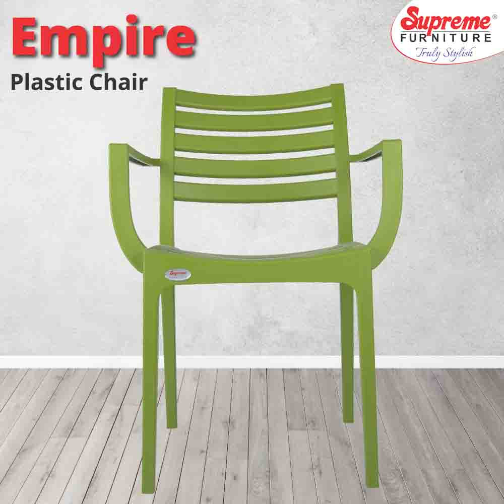 Supreme Empire Plastic With-Arm Chair