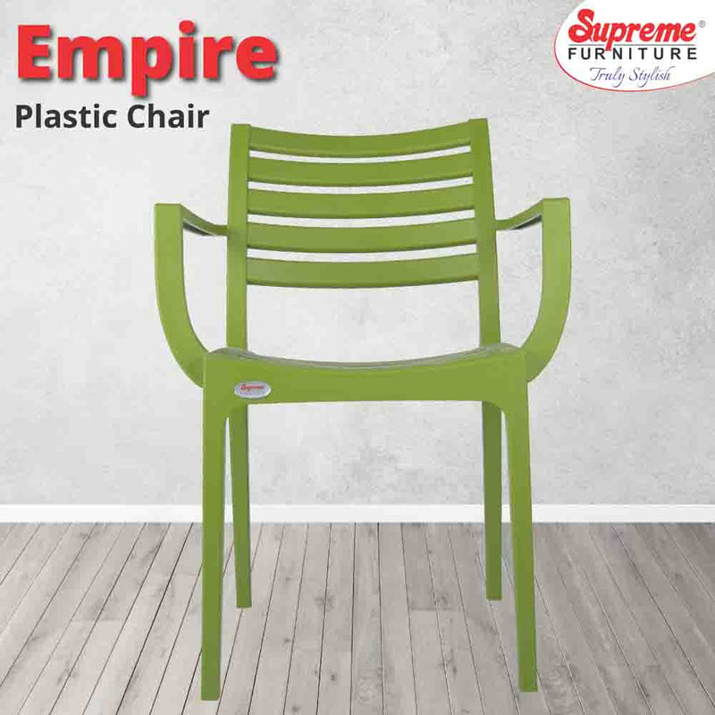 Supreme Empire Plastic With-Arm Chair