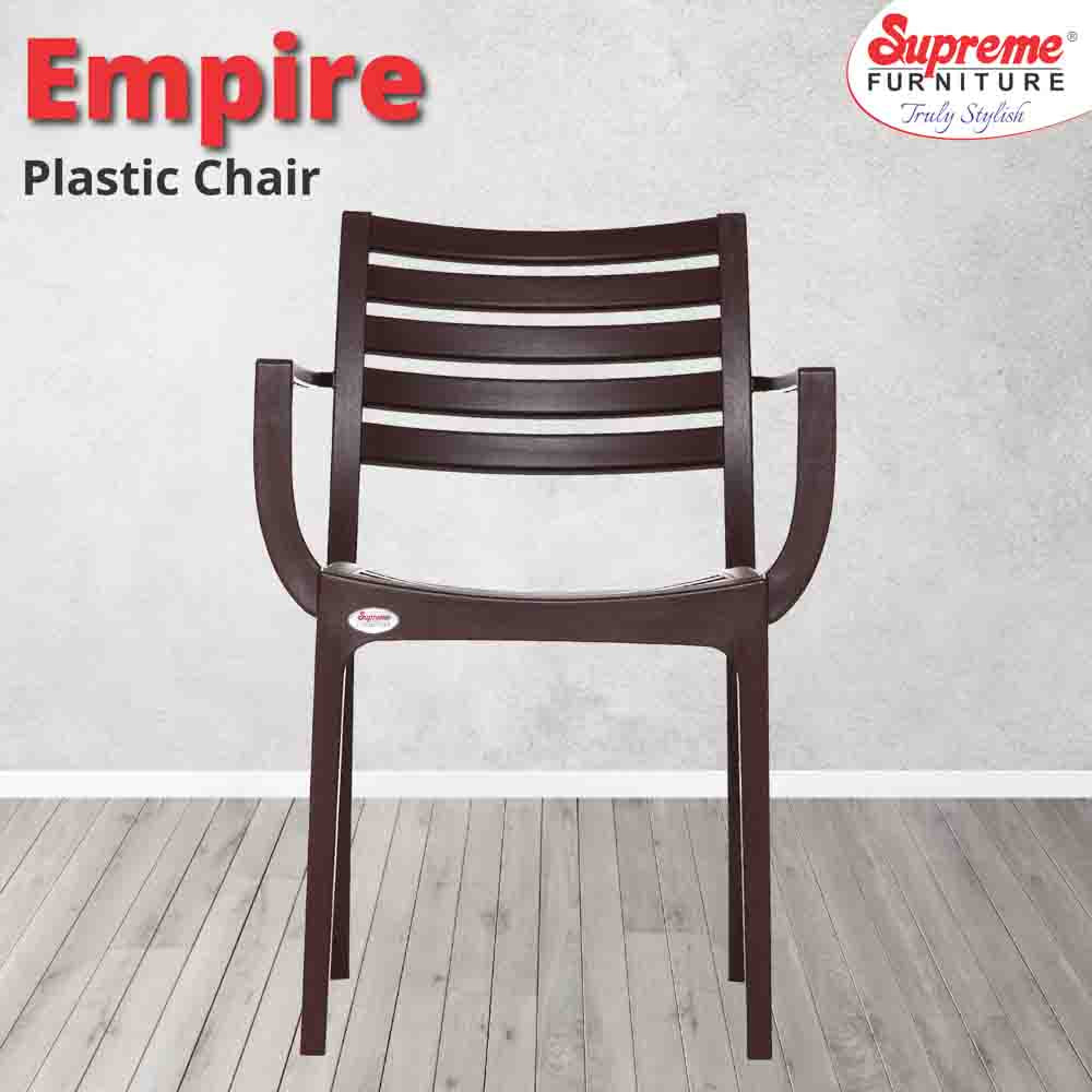 Supreme Empire Plastic With-Arm Chair