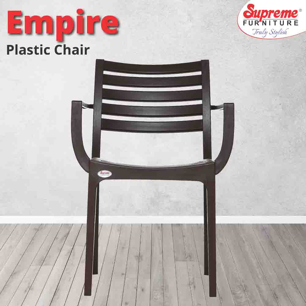 Supreme Empire Plastic With-Arm Chair