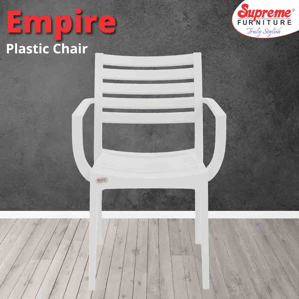 Supreme Empire Plastic With-Arm Chair
