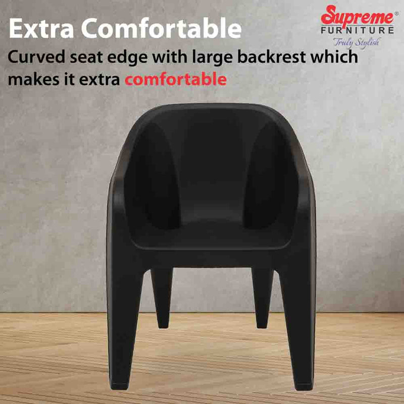 Supreme Futura Plastic With-Arm Chair