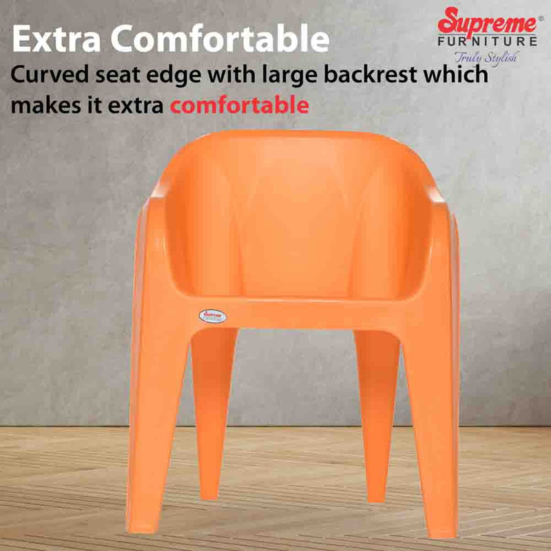 Supreme Futura Plastic With-Arm Chair