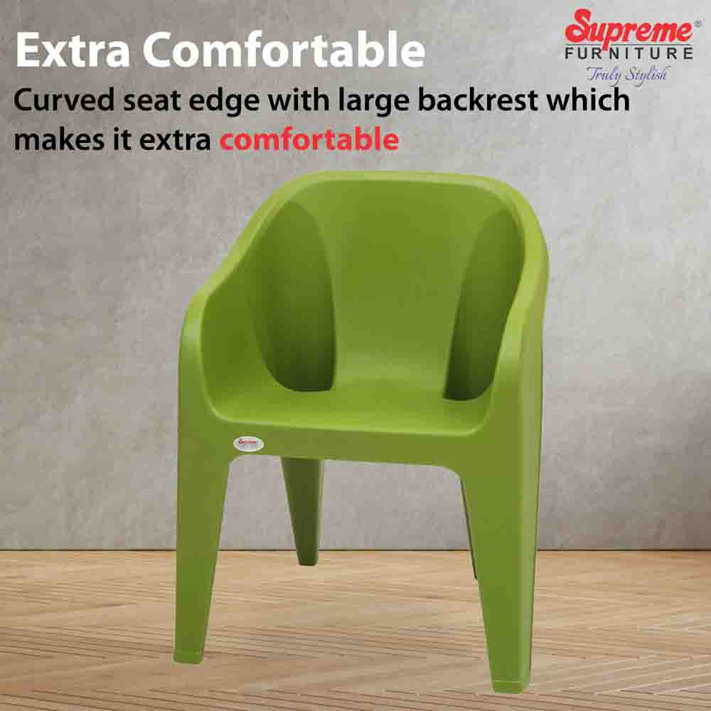 Supreme Futura Plastic With-Arm Chair