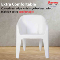 Supreme Futura Plastic With-Arm Chair